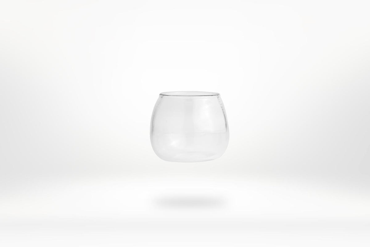 Vaso de vino transparente