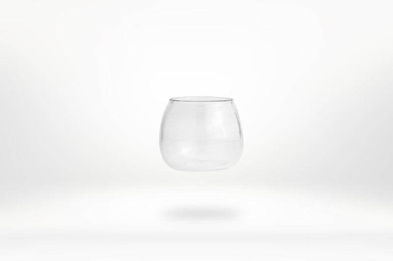 Vaso de vino transparente