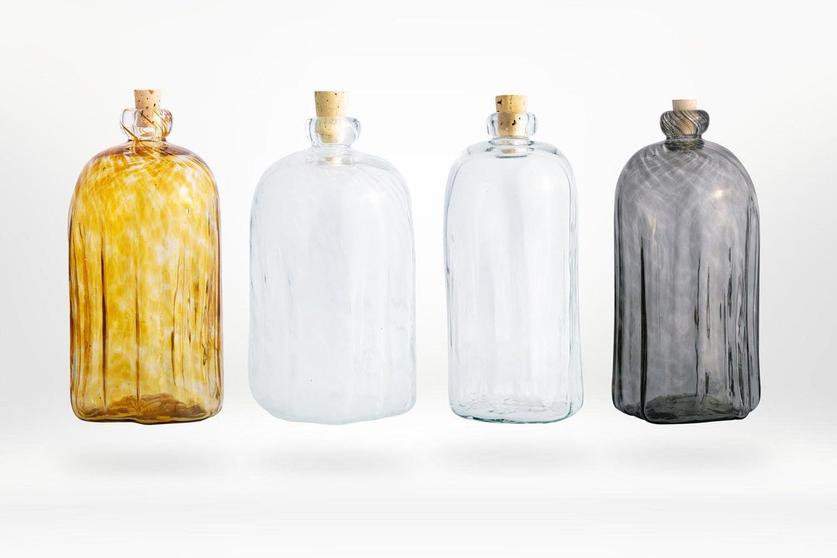 Botella corteza otoño