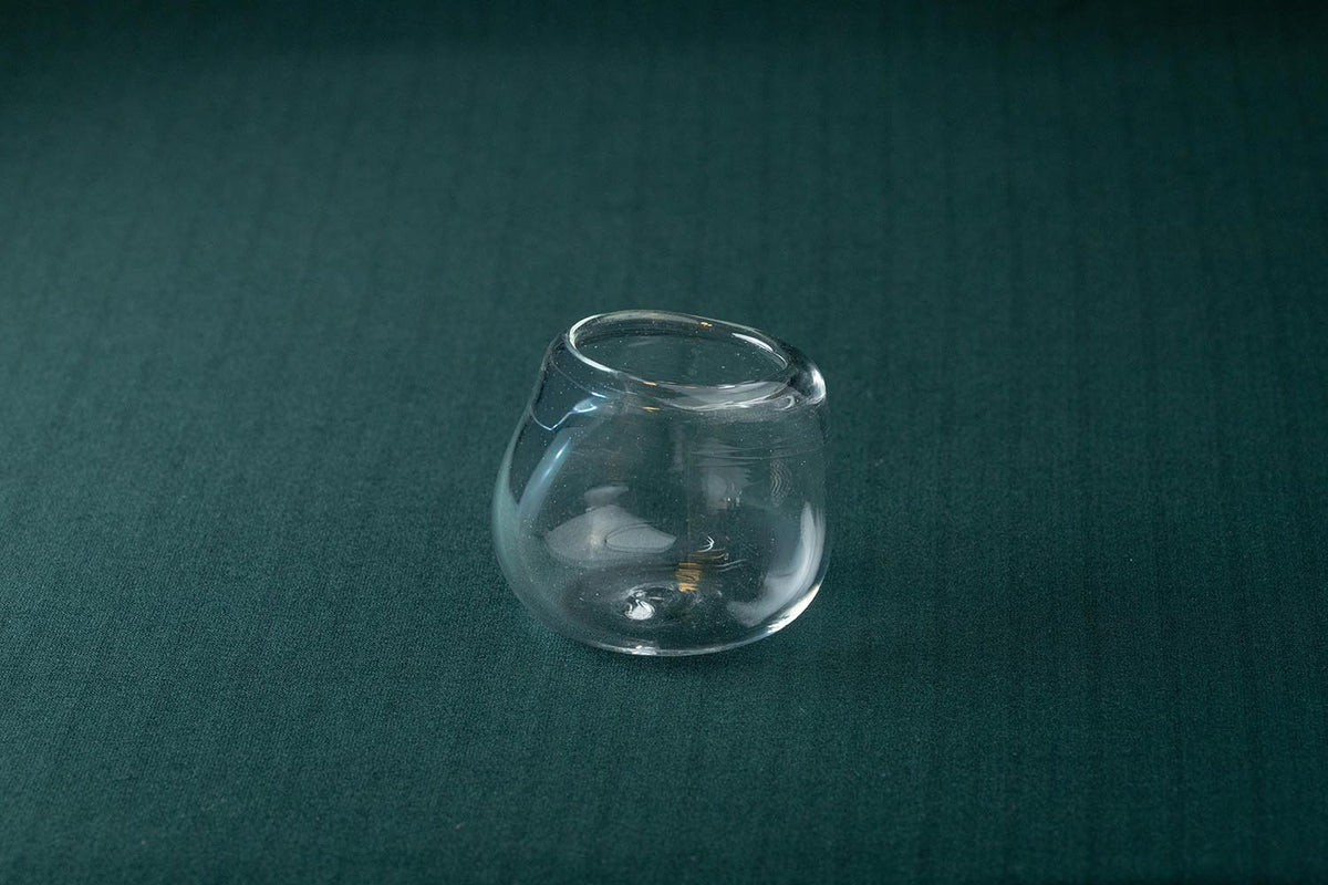 Vaso transparente de vino único (set)