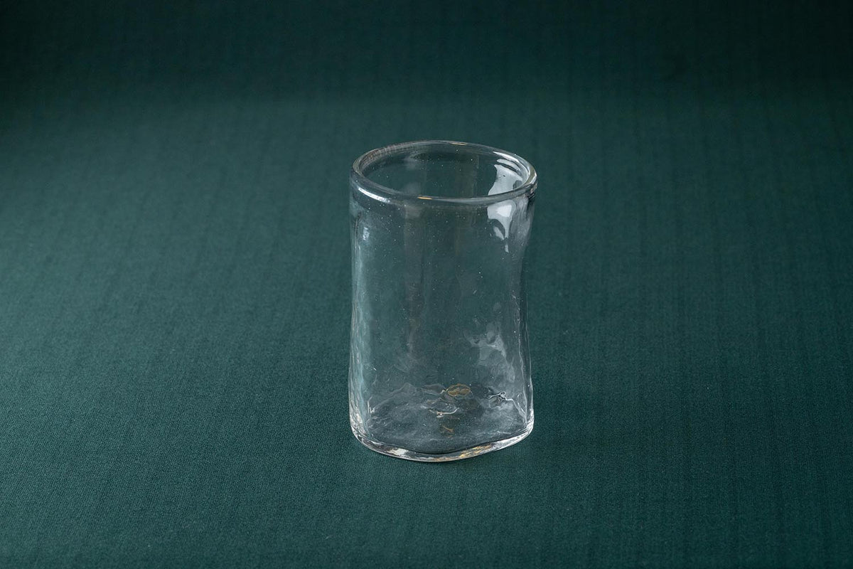 Vaso transparente mediano único (set)