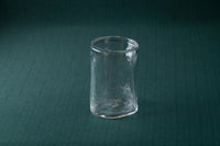 Vaso transparente mediano único (set)