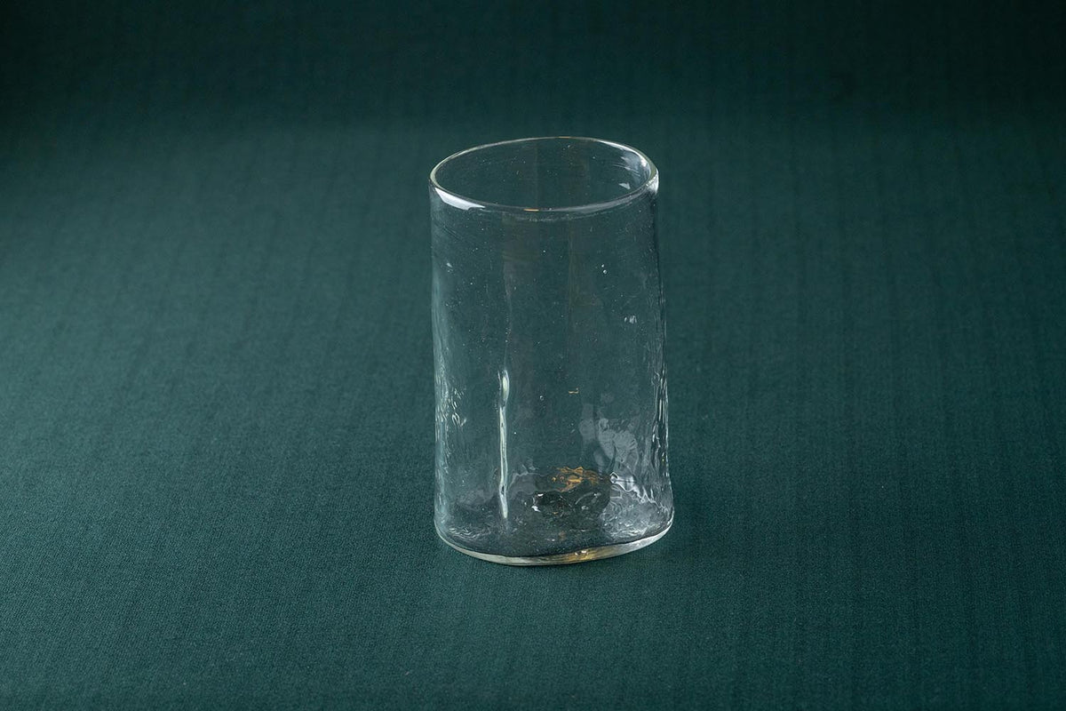 Vaso transparente mediano único (set)