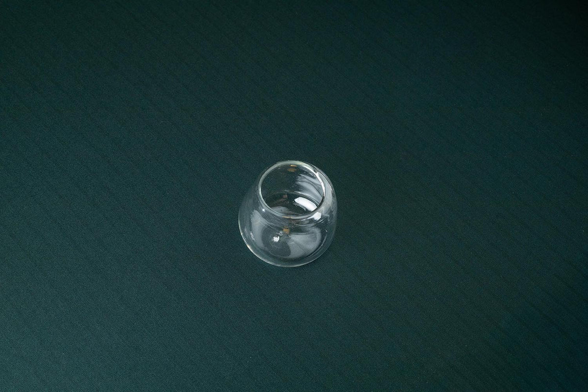 Vaso transparente de vino único (set)