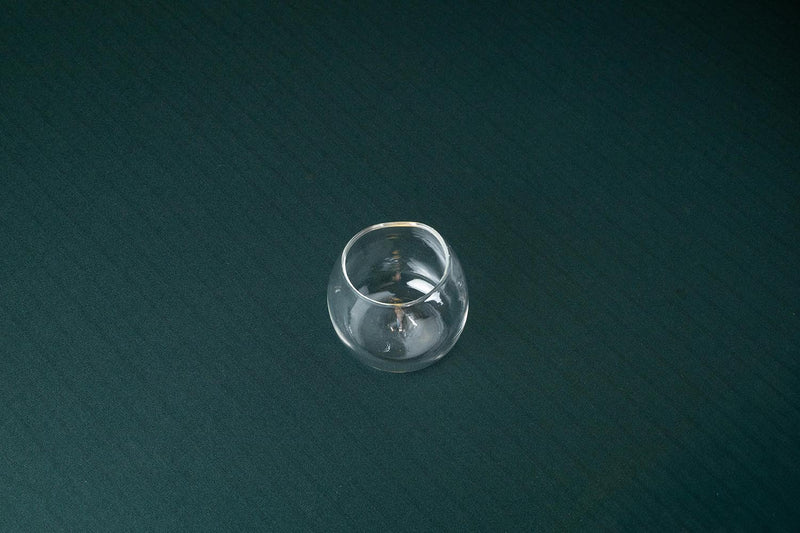 Vaso transparente de vino único (set)