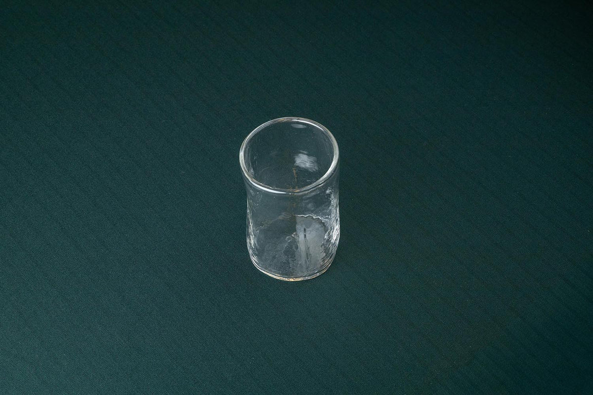 Vaso transparente mediano único (set)