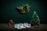 Vaso blanco chico único (set)