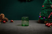 Vaso verde mediano único (set)