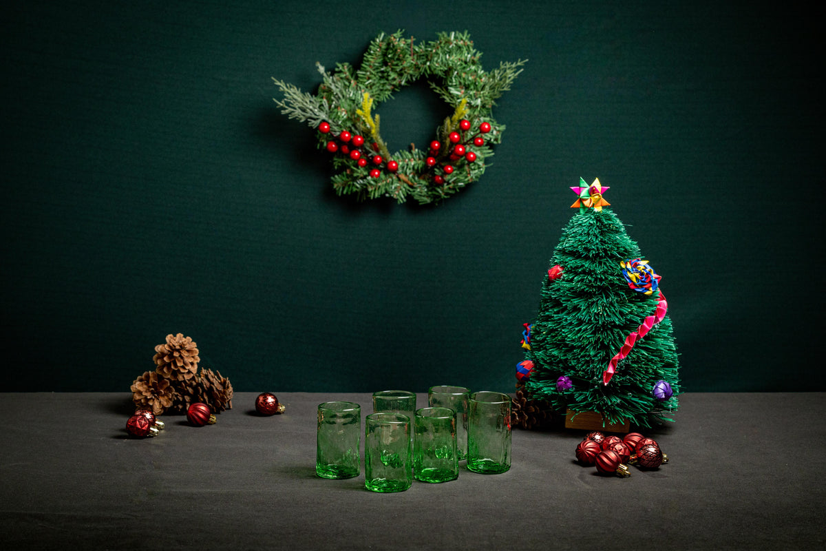 Mezcalero verde ancho único (set)