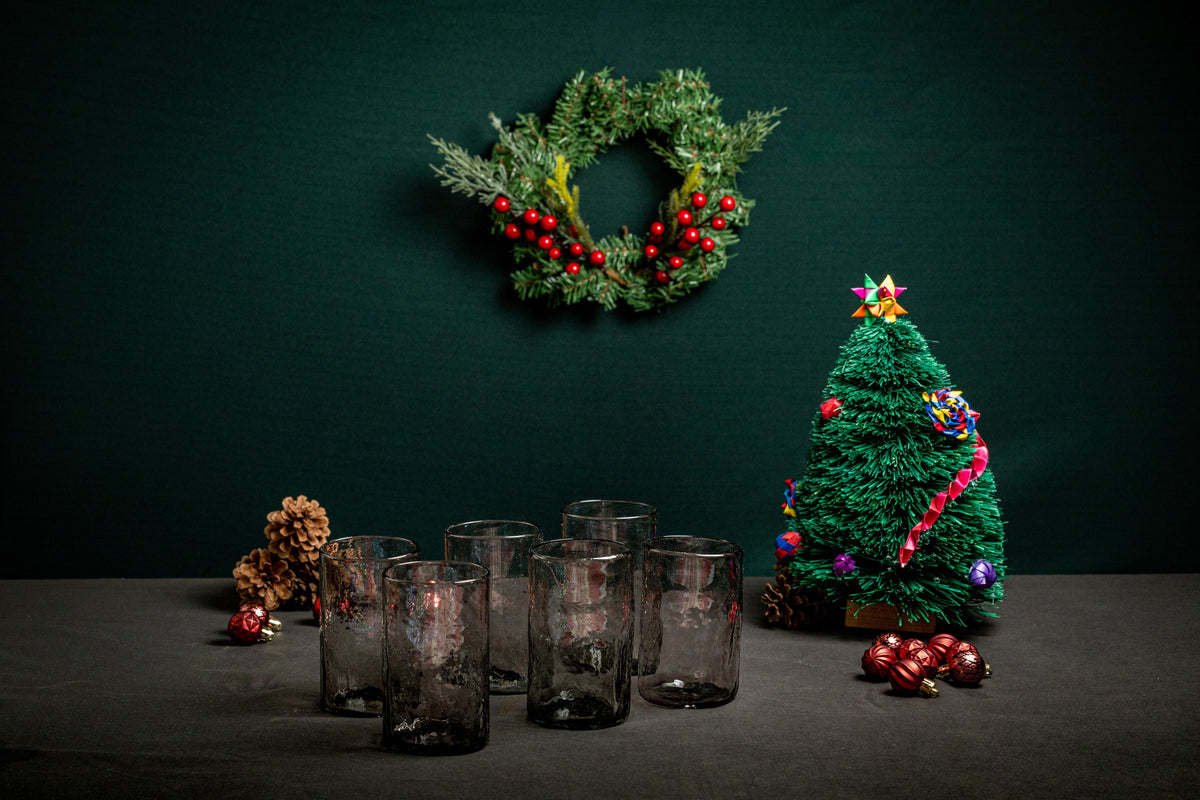 Vaso humo grande único (set)