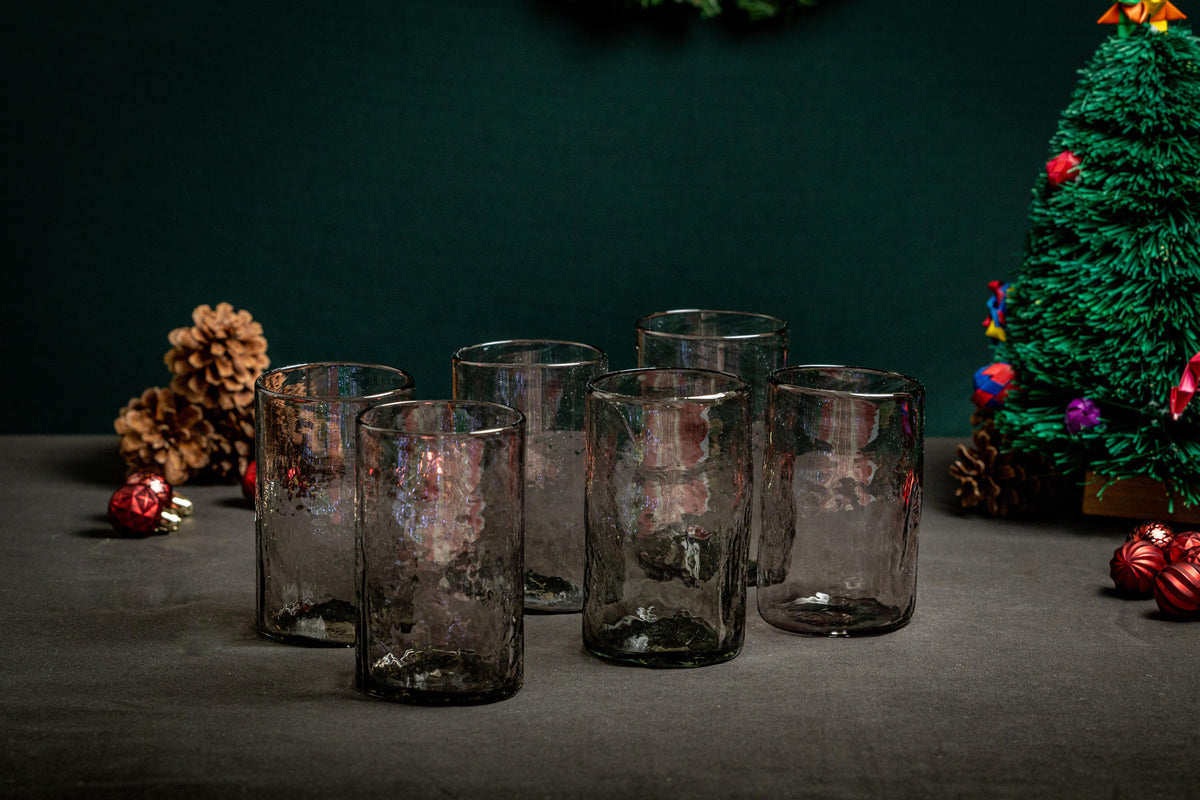 Vaso humo grande único (set)