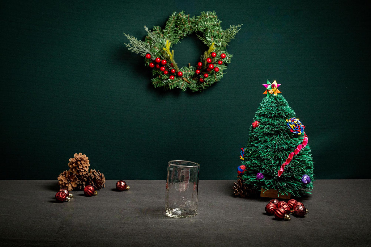 Vaso transparente grande único (set)