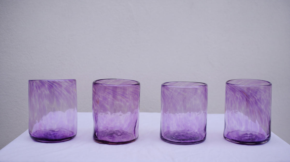 Vaso mediano morado
