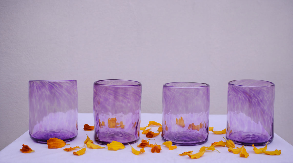 Vaso mediano morado