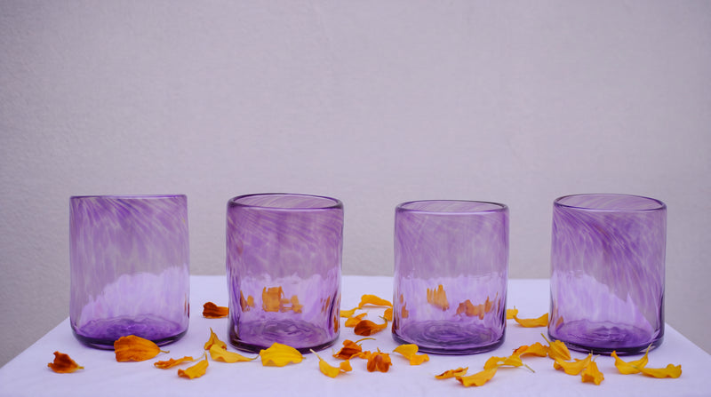 Vaso mediano morado