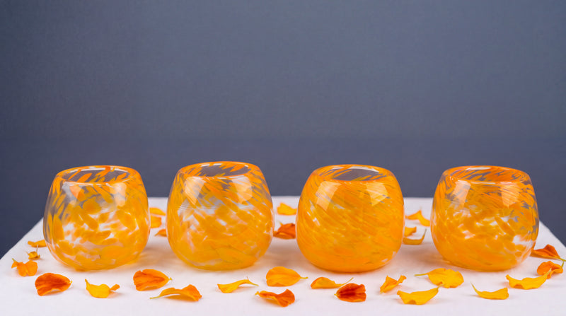 Vaso de vino mango