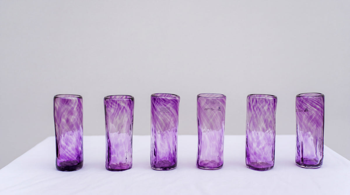 Mezcalero delgado morado