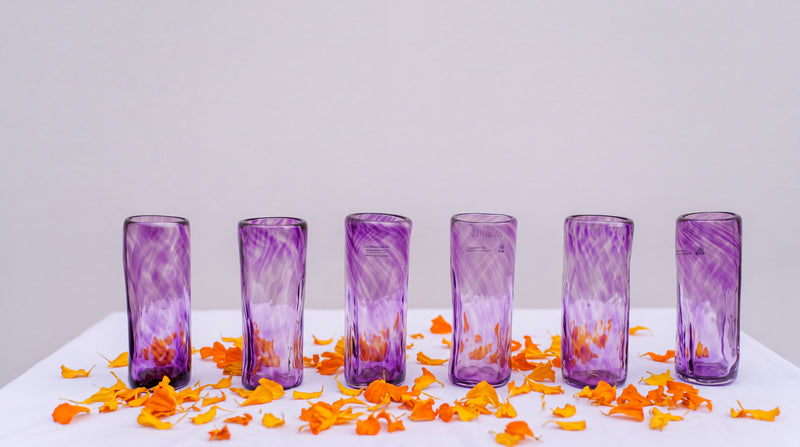 Mezcalero delgado morado